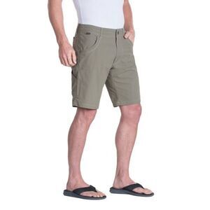 Kuhl Men’s Rambl Cargo Shorts Sz 30 Khaki 11” Inseam Hiking Climbing 11” inseam